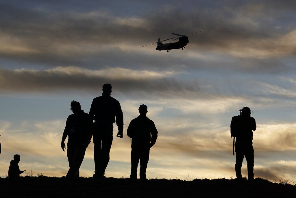 APTOPIX California Wildfires Helitanker